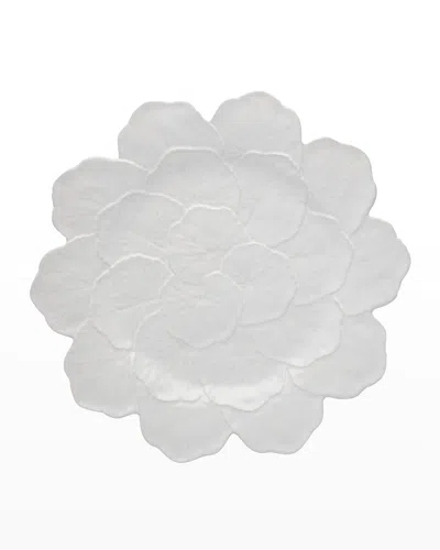 Bordallo Pinheiro Geranium Charger Plate In White