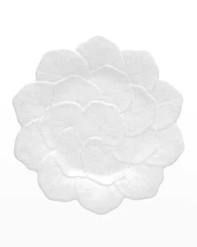 Bordallo Pinheiro Geranium Dessert Plate, Set Of 4 In White