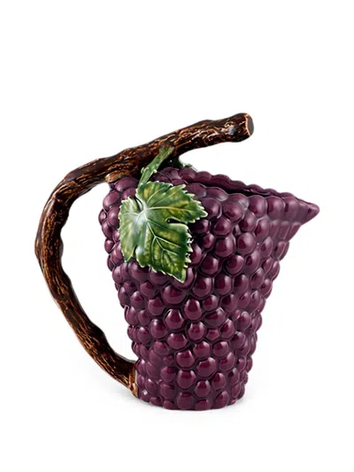 Bordallo Pinheiro Grape-design Jug In Purple