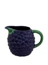 Bordallo Pinheiro Grapes Pitcher In Purple