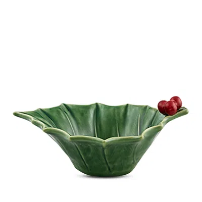Bordallo Pinheiro Holly Bowl In Green
