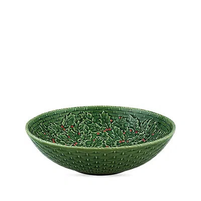 Bordallo Pinheiro Holly Salad Bowl In Green