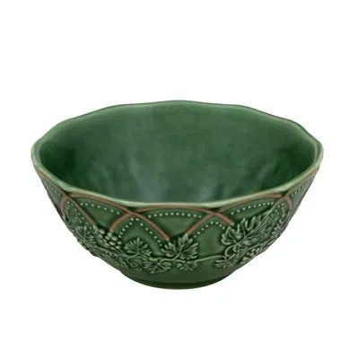 Bordallo Pinheiro Hunting Rice Bowl In Green