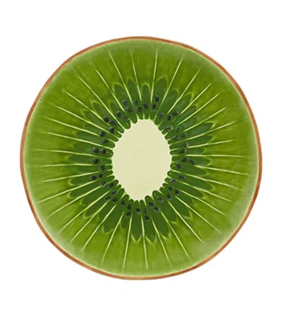 Bordallo Pinheiro Kiwi Charger Plate In Green