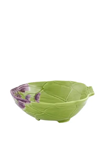 Bordallo Pinheiro Large Artichoke Textured Bowl (four-person Setting) In Green
