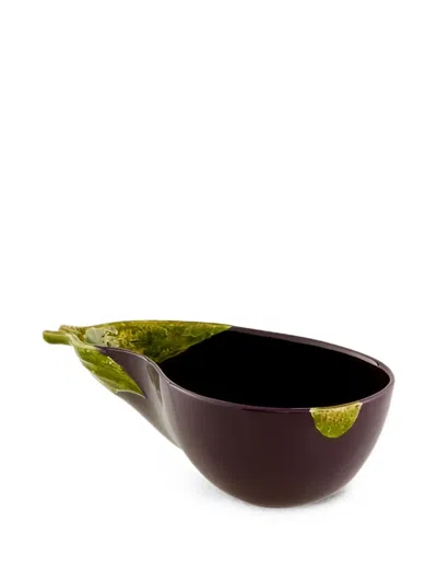 Bordallo Pinheiro Large Beringela Salad Bowl In Purple