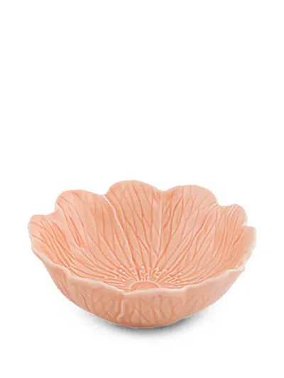 Bordallo Pinheiro Large Flora Bowl (set Of Four) In Pink