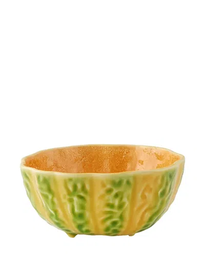 Bordallo Pinheiro Large Pumpkin Bowl (four-person Setting) In Yellow