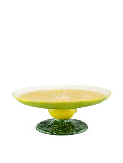 Bordallo Pinheiro Limão Cake Stand In Multi