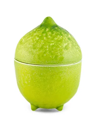 Bordallo Pinheiro Lime-shaped Box In Green