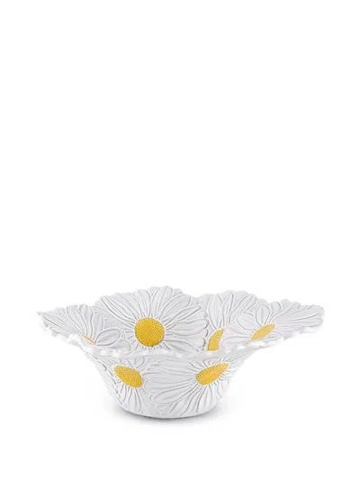 Bordallo Pinheiro Maria Flor Bowl (set Of Two) In White