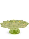 Bordallo Pinheiro Maria Flor Cake Stand In Grün