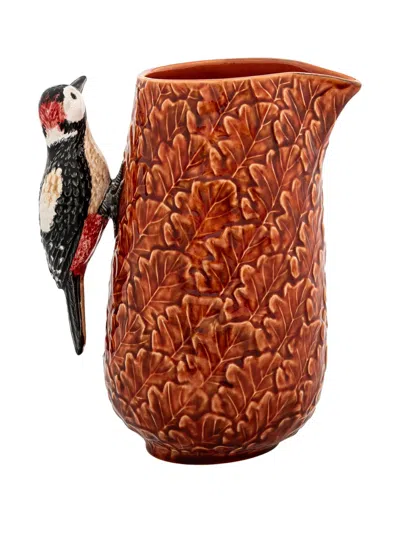 Bordallo Pinheiro Mittelgrosser Krug Mit Vogelhenkel 21cm In Brown