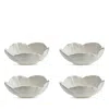 Bordallo Pinheiro Medium Cabbage Bowl, Set Of 4 In Pink