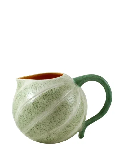 Bordallo Pinheiro Melon Pitcher In Green