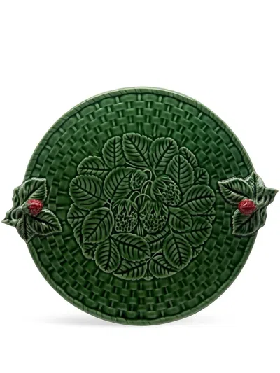 Bordallo Pinheiro Morango Cheese Tray In Grün