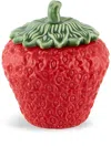 Bordallo Pinheiro Morango Glazed Tureen In Rot