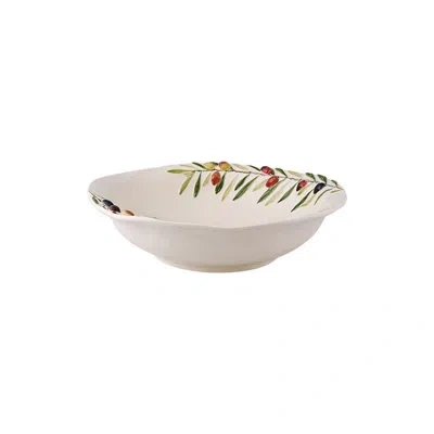 Bordallo Pinheiro Olival Salad Bowl In Ivory,green