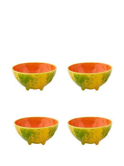 Bordallo Pinheiro Papaya Bowl In Green