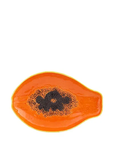 Bordallo Pinheiro Papaya Platter In Orange