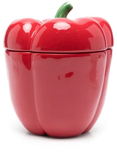 Bordallo Pinheiro Pepper Trinket Box (51cm) In Red