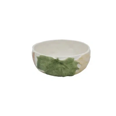 Bordallo Pinheiro Plane Tree Leaves Dining Bowl In Natural