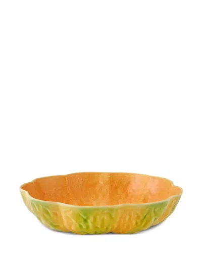 Bordallo Pinheiro Pumpkin Salad Bowl In Orange