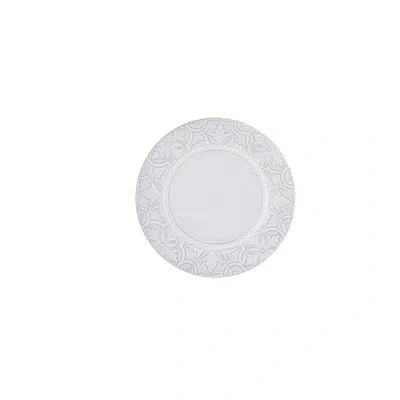 Bordallo Pinheiro Rua Nova 11.33" Dinner Plate In White