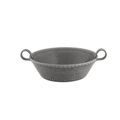 Bordallo Pinheiro Rua Nova 128.49 Fl Oz. Salad Bowl In Anthracite