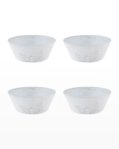 Bordallo Pinheiro Rua Nova Cereal Bowl, Set Of 4 In White