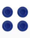 Bordallo Pinheiro Rua Nova Fruit Plate, Set Of 4 In Blue