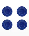 Bordallo Pinheiro Rua Nova Fruit Plate, Set Of 4 In Indigo