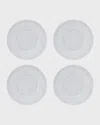 Bordallo Pinheiro Rua Nova Fruit Plate, Set Of 4 In White