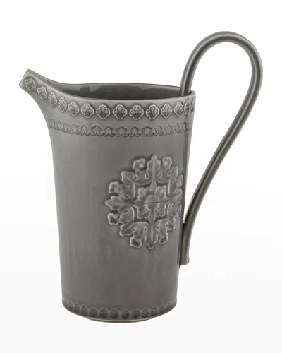 Bordallo Pinheiro Rua Nova Pitcher In Gray
