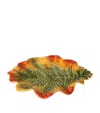 Bordallo Pinheiro Set Of 2 Leaf Charger Serving Plates