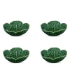 Bordallo Pinheiro Cabbage Dinner Plate Set In Green