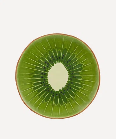 Bordallo Pinheiro Tropical Fruits Kiwi Charger Plate In Green