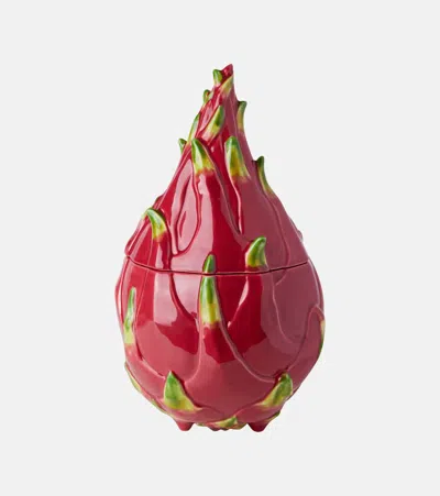 Bordallo Pinheiro Tropical Fruits Pitaya Earthenware Container