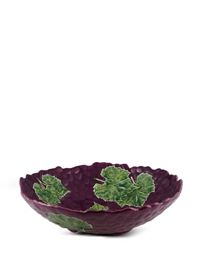 Bordallo Pinheiro Uva Salad Bowl In Purple