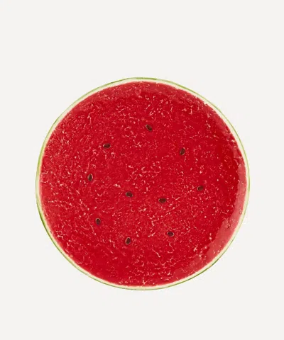 Bordallo Pinheiro Watermelon Dinner Plate In Red