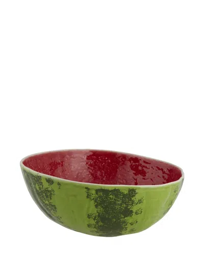 Bordallo Pinheiro Watermelon Salad Bowl (28cm) In Green