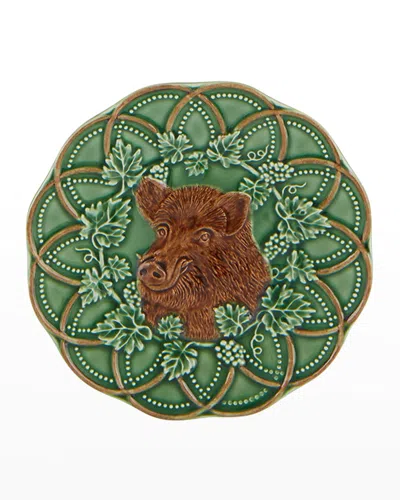 Bordallo Pinheiro Woods Bread And Butter Plate In Boar