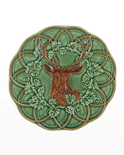 Bordallo Pinheiro Woods Bread And Butter Plate In Deer