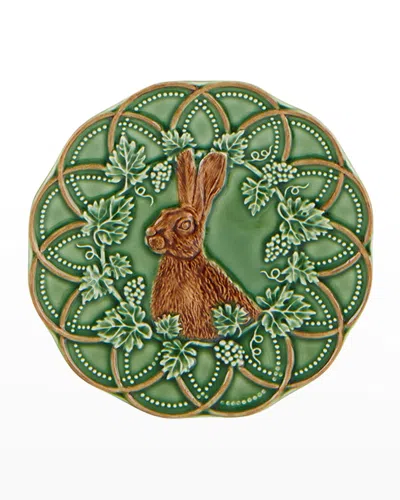 Bordallo Pinheiro Woods Bread And Butter Plate In Green