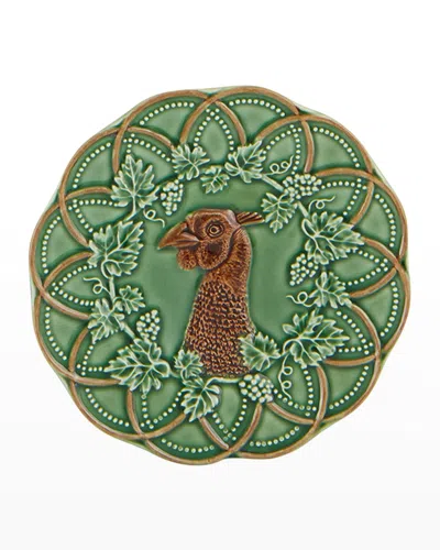 Bordallo Pinheiro Woods Bread And Butter Plate In Green