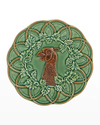 Bordallo Pinheiro Woods Bread And Butter Plate In Pheasant