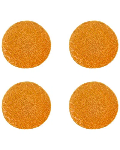 BORDALLO PINHIERO BORDALLO PINHEIRO SET OF 4 AMAZONIA FRUIT PLATES
