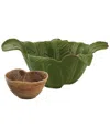 Bordallo Pinhiero Bananas From Madeira 1 5pc Salad Serving Set