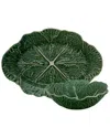 Bordallo Pinhiero Cabbage 2pc Green Serving Set
