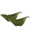 Bordallo Pinhiero Bordallo Pinheiro Set Of 2 Bananas From Madeira Aperitifs Bowls